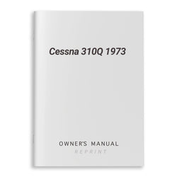 Cessna 310Q 1973 Owner's Manual