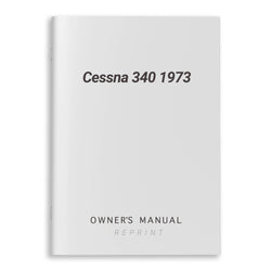 Cessna 340 1973 Owner's Manual