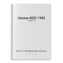 Cessna 402C 1982 Pilot's Information Manual (D1598-13)