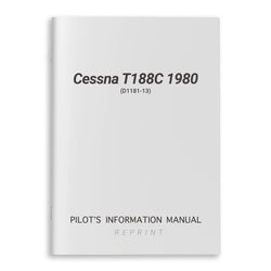 Cessna T188C 1980 Pilot's Information Manual (D1181-13) - PilotMall.com