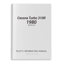 Cessna Turbo 310R 1980 Pilot's Information Manual (D1576-13) - PilotMall.com