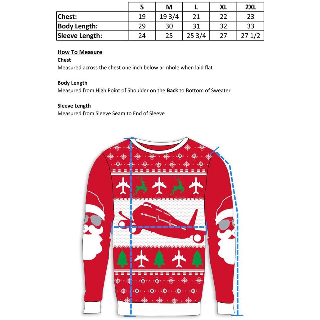 Cleared for Christmas - Ugly Christmas Sweater - PilotMall.com
