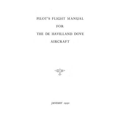 DeHavilland Dove Series 1950 Pilot's Flight Manual (DEDOVE-50-F-C) - PilotMall.com