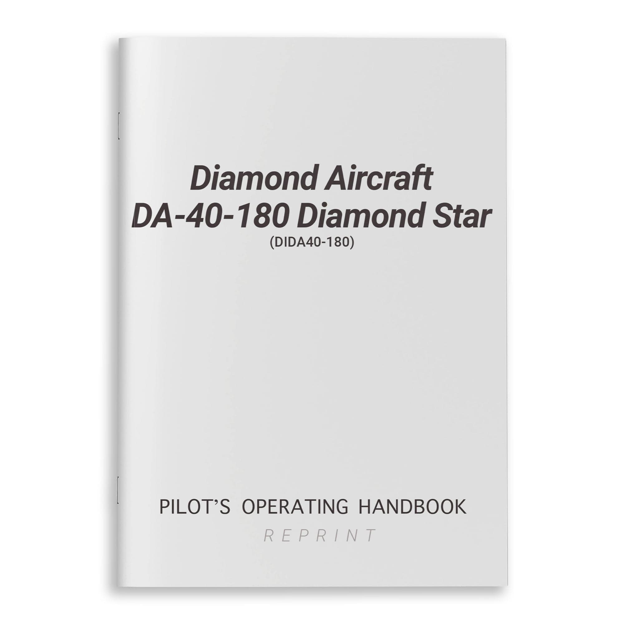 Diamond Aircraft DA-40-180 Diamond Star POH (DIDA40-180) - PilotMall.com