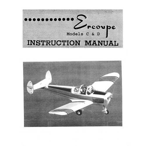 Ercoupe 415C Instruction Manual (part# ER415C-IN)