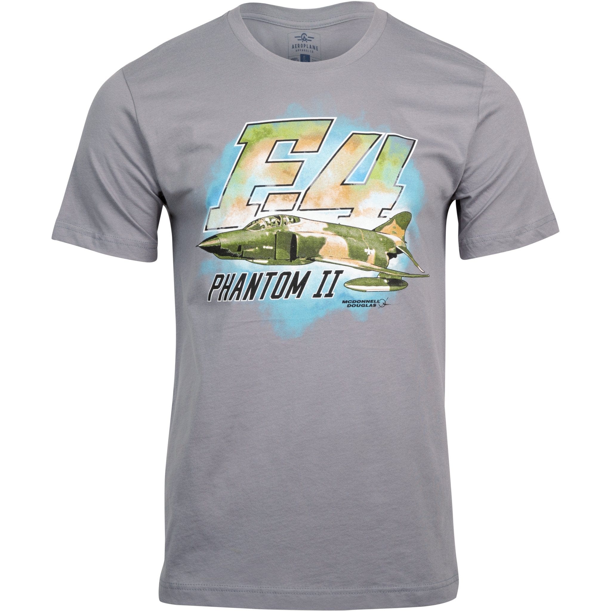 F-4 Phantom Officially Licensed Aeroplane Apparel Co. Men's T-Shirt - PilotMall.com