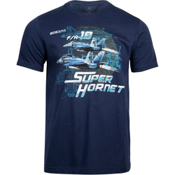 F/A-18 Super Hornet Officially Licensed Aeroplane Apparel Co. Men's T-Shirt