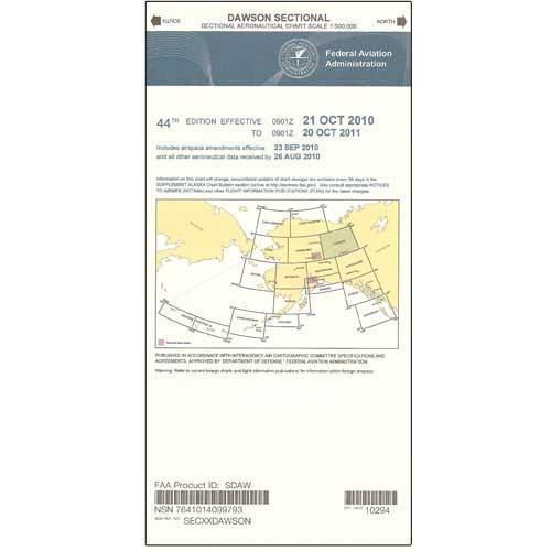 AeroNav Products FAA Alaska Charts FAA Dawson Sectional - 04/17/25 thru 06/12/25