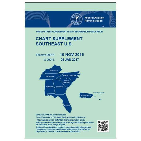 FAA Chart Supplement SE - 5/16/24 thru 7/11/24
