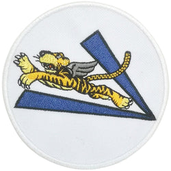 Flying Tigers V For Victory Embroidered Patch (Iron On Application)