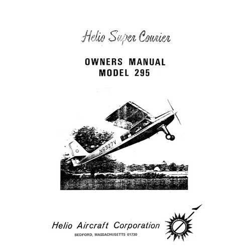 Helio Aircraft 295 Super Courier 1965 Owner's Manual (HE295-65-O) - PilotMall.com