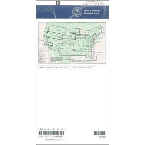 AeroNav Products IFR Enroute Low Altitude Charts FAA Enroute Low US L11/12 - 04/17/25 thru 06/12/25