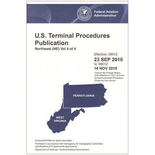 AeroNav Products IFR Terminal Procedures Publications Bound FAA Terminal Procedures NE Vol 4 Bound 04/17/25 thru 06/12/25