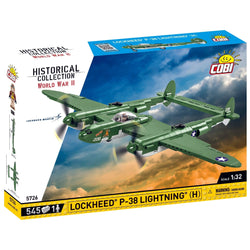 Lockheed P-38 Lightning 545pc Set Cobi Blocks - PilotMall.com