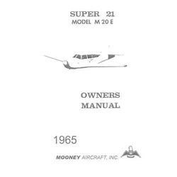 Mooney M20E Super 21 1965 Owners Manual (part# 1193)