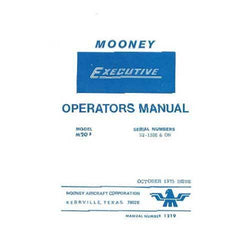 Mooney M20F Executive 1975-76 Operator's Manual (part# 1219)