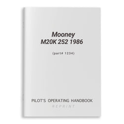 Mooney M20K 252 Pilot's Operating Handbook 1986 (part# 1234)