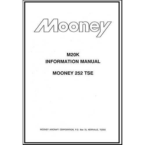 Mooney M20K 252 TSE 1986-88 Pilot's Information Manual (part# 3350) - PilotMall.com
