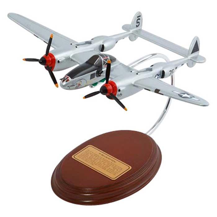 P-38J Lightning Mahogany Model - PilotMall.com