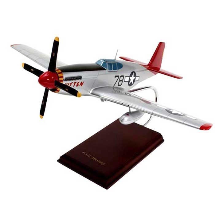 P-51C Tuskegee "Kitten" Mahogany Model - PilotMall.com