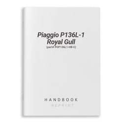 Piaggio P136L-1 Royal Gull Handbook (part# POP136L1-HB-C)