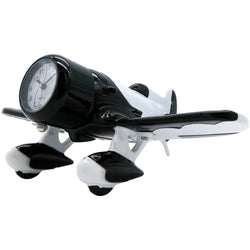 Pilot Toys Black and White Gee Bee Desk Clock