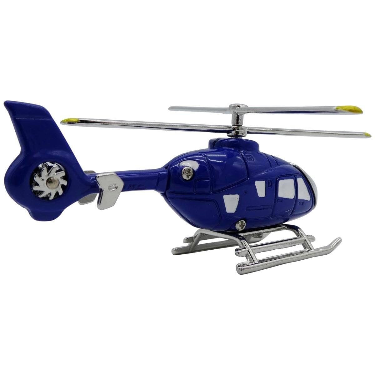 Pilot Toys Blue Helicopter Desk Clock - PilotMall.com