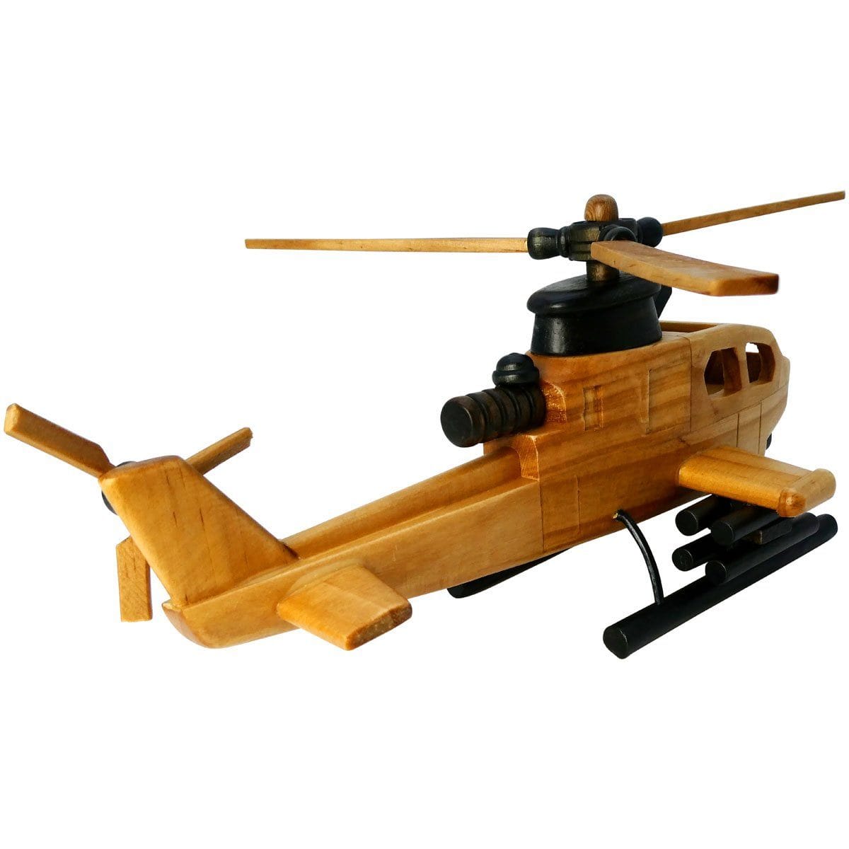 Pilot Toys Medium Wood Apache - PilotMall.com