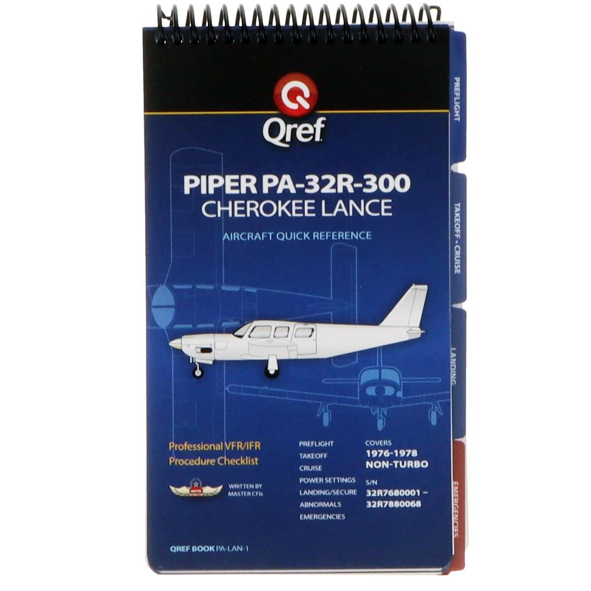 Piper Lance PA-32R-300 (1976-78) Qref Book Checklist