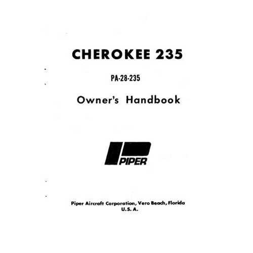 Piper PA-28-235 Cherokee 1973 Owner's Manual (part# 761-514)