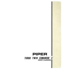 Piper PA-30 Turbo C 1968-69 Owner's Manual (part# 753-778)