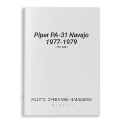 Piper PA-31 Navajo 1977-1979 POH (761-626) - PilotMall.com