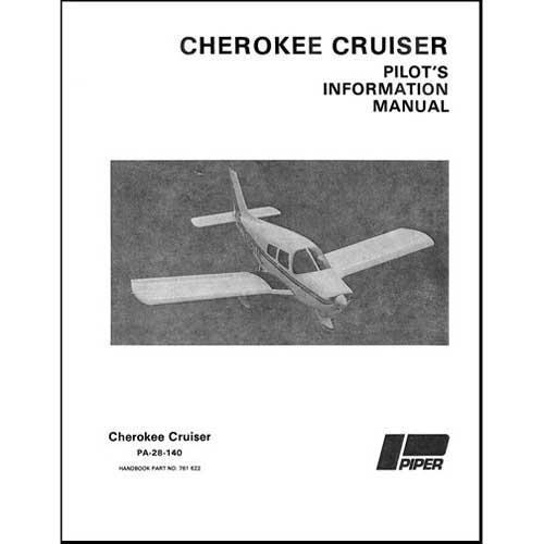 Piper PA28-140 Cherokee Cruiser 1977 POH (761-622)
