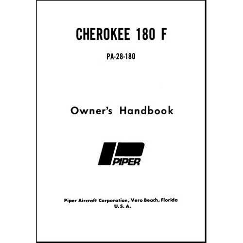 Piper PA28-180F 1971 Owner's Manual (part# 761-460)