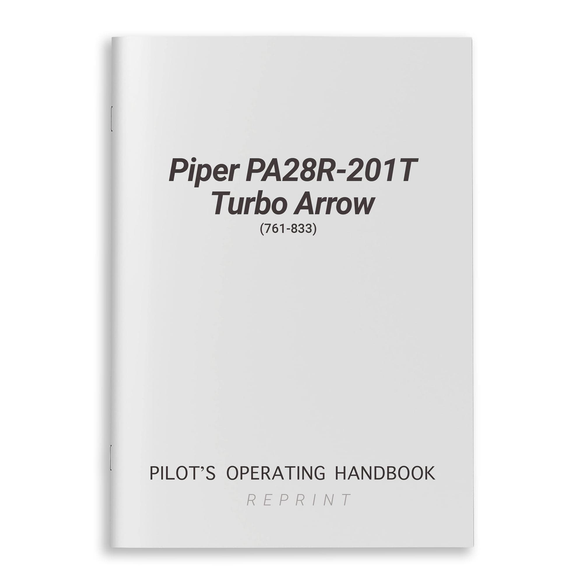 Piper PA28R-201T Turbo Arrow POH (761-833)