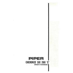 Piper PA32-260 1972 Owner's Manual (part# 761-494)