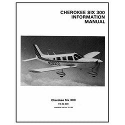 Piper PA32-300 Cherokee Six 300 1974-76 POH (761-559)
