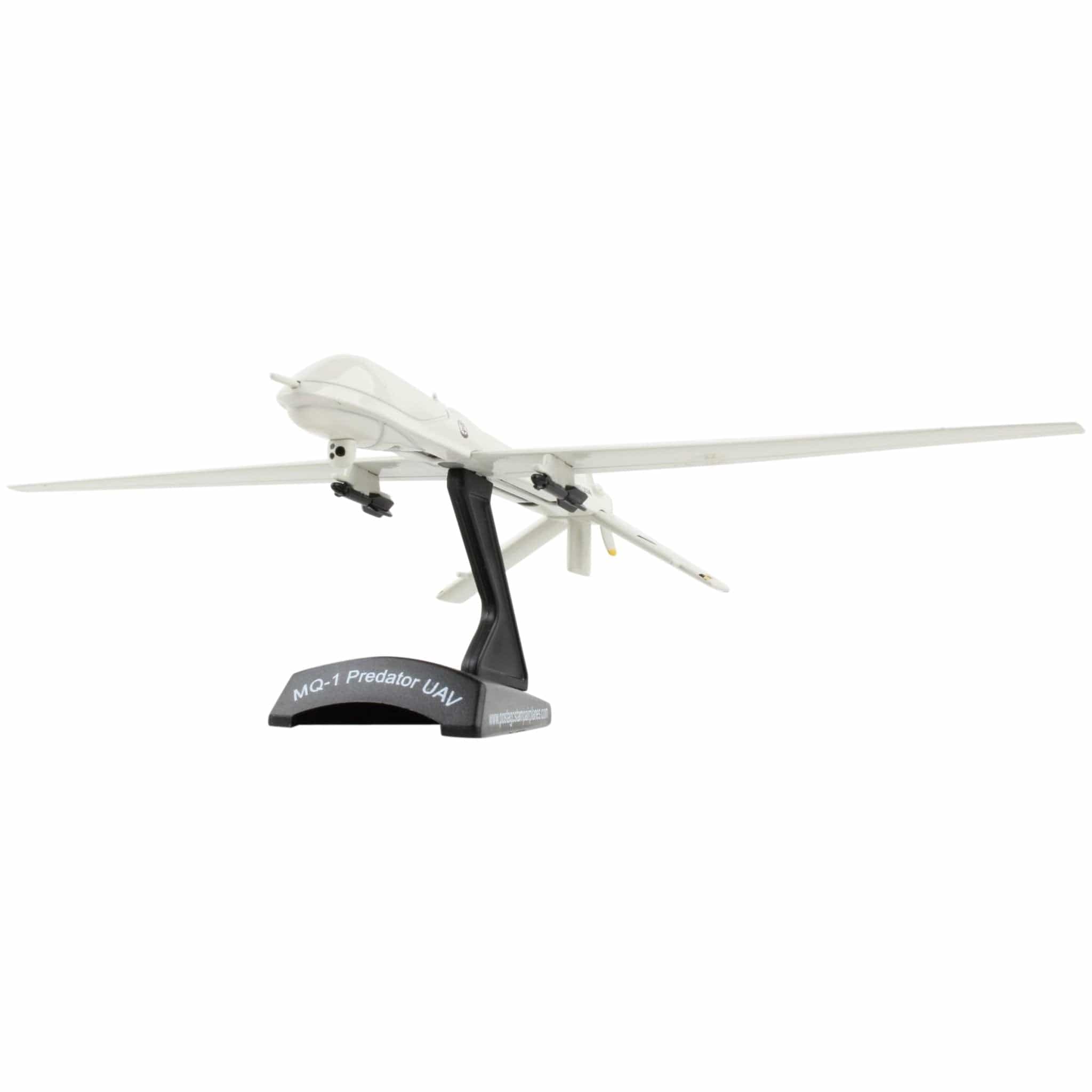 Postage Stamp RQ-1 USAF Predator UAV Drone w/Hellfire Missiles Die-Cast Metal Model Aircraft - PilotMall.com