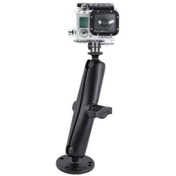 RAM GoPro Hero Adapter with Long Arm and Flat Surface Mount Kit - PilotMall.com