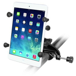RAM Universal X-Grip Cradle for 7" Tablets with Yoke Clamp Mount Kit