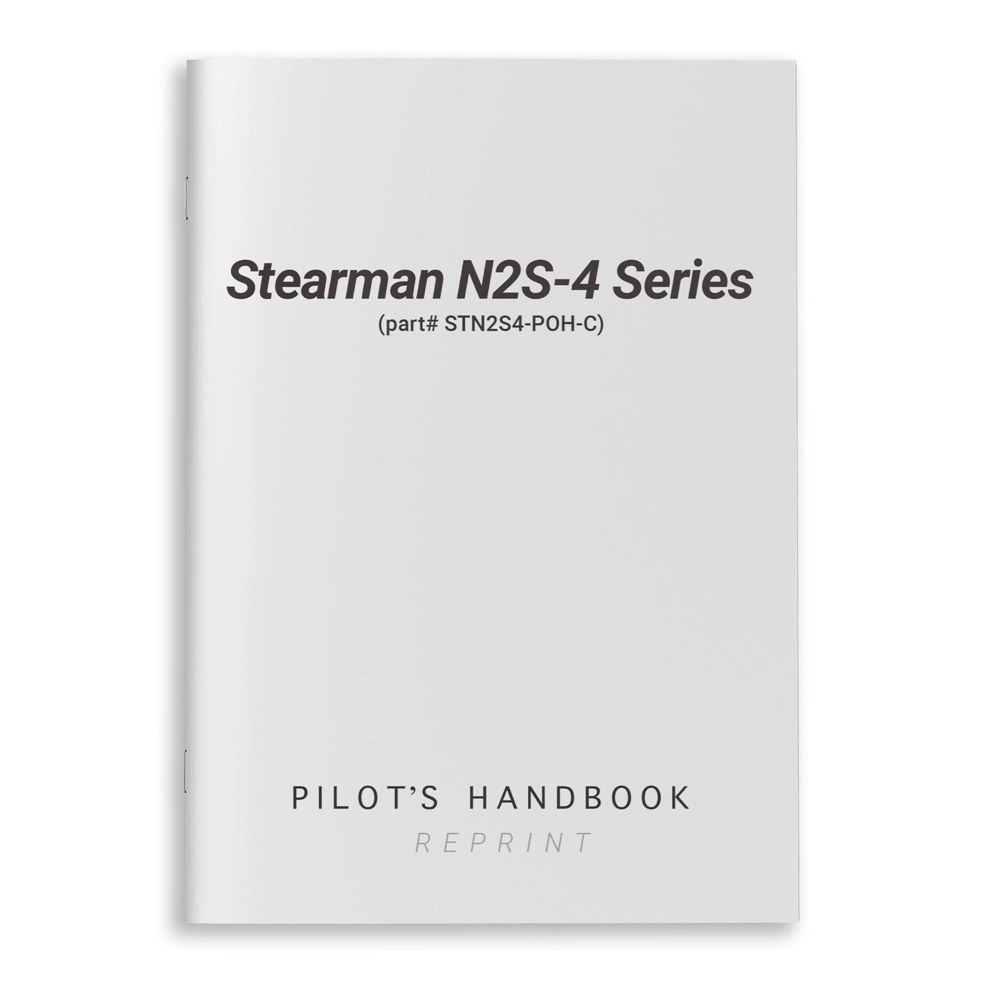 Stearman N2S-4 Series Pilot's Handbook (part# STN2S4-POH-C)