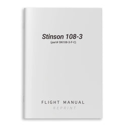 Stinson 108-3 Flight Manual (part# SN108-3-F-C)