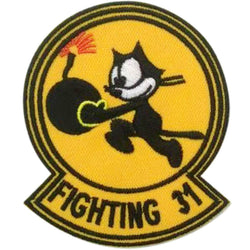 Strike Fighter Squadron 31 (VF-31) - Tomcatters Embroidered Patch (Iron On Application)