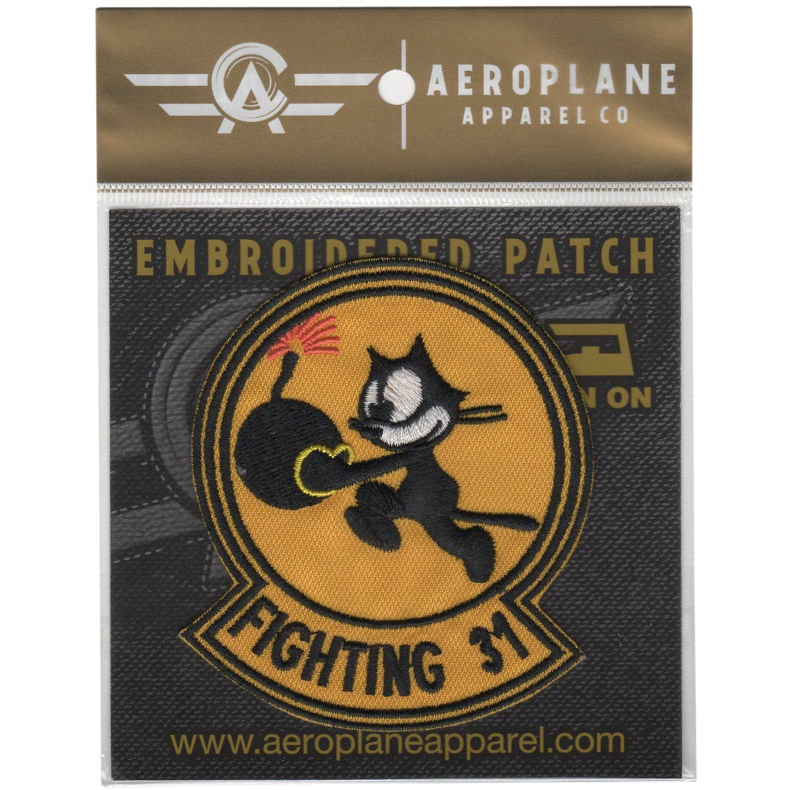 Strike Fighter Squadron 31 (VF-31) - Tomcatters Embroidered Patch (Iron On Application)