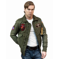 Top Gun Official CWU-45P Nylon Jacket with Patches