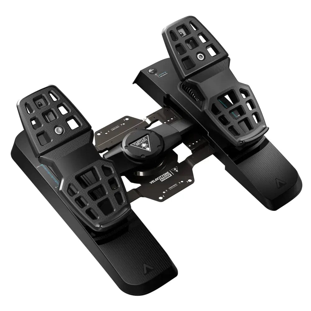 Turtle Beach VelocityOne Rudder Universal Rudder Pedals for Xbox Series X|S, Xbox One and Windows PCs with Adjustable Brakes - PilotMall.com