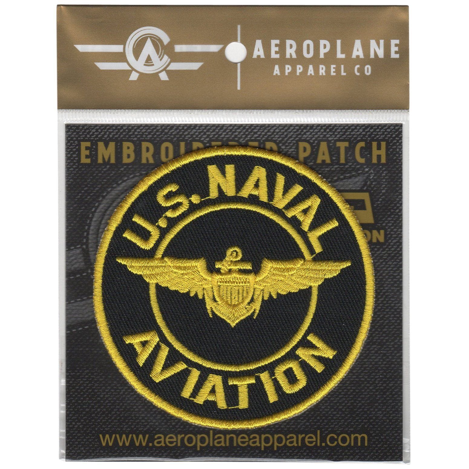 U.S. Naval Aviation Embroidered Patch (Iron On Application)