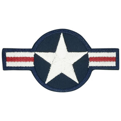 USAF Roundel Current Embroidered Patch (Iron On Application)