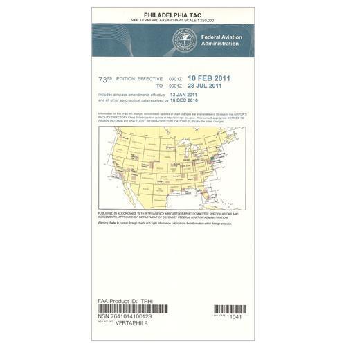 AeroNav Products VFR Terminal Aeronautical Charts FAA Philadelphia Terminal - 04/17/25 thru 06/12/25