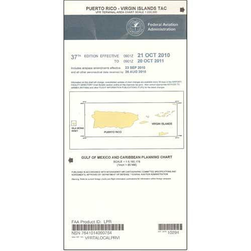 AeroNav Products VFR Terminal Aeronautical Charts FAA Puerto Rico Terminal - 04/17/25 thru 06/12/25